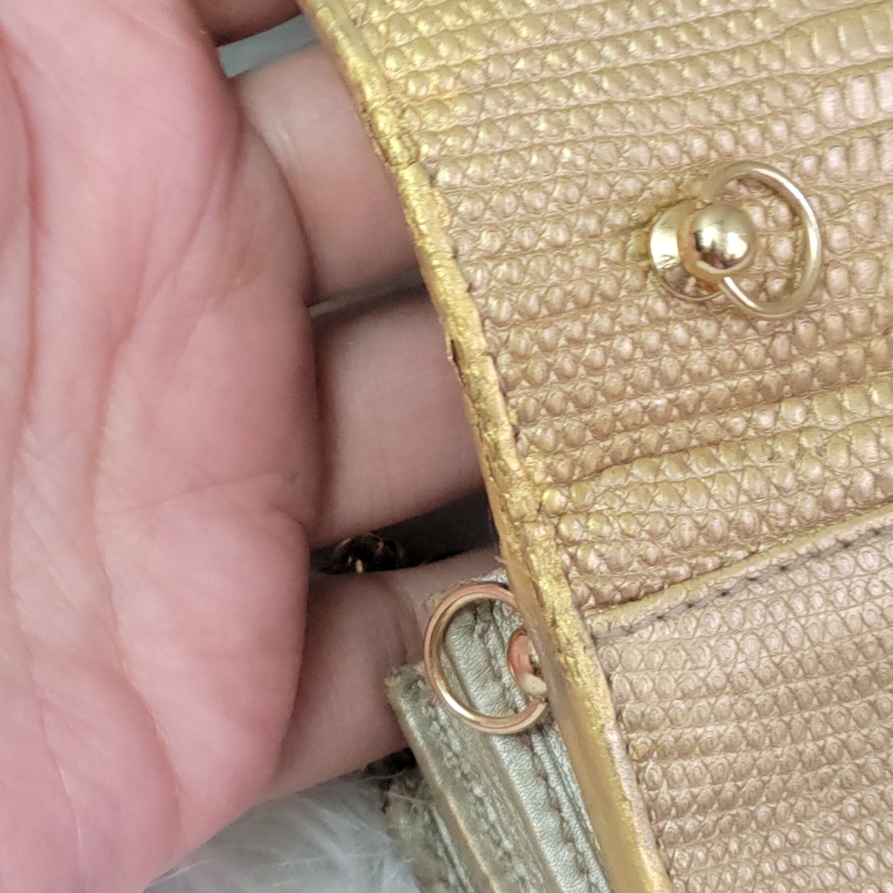 100% Authentic GUCCI LEATHER Double G Continental Wallet - Picture 9 of 16
